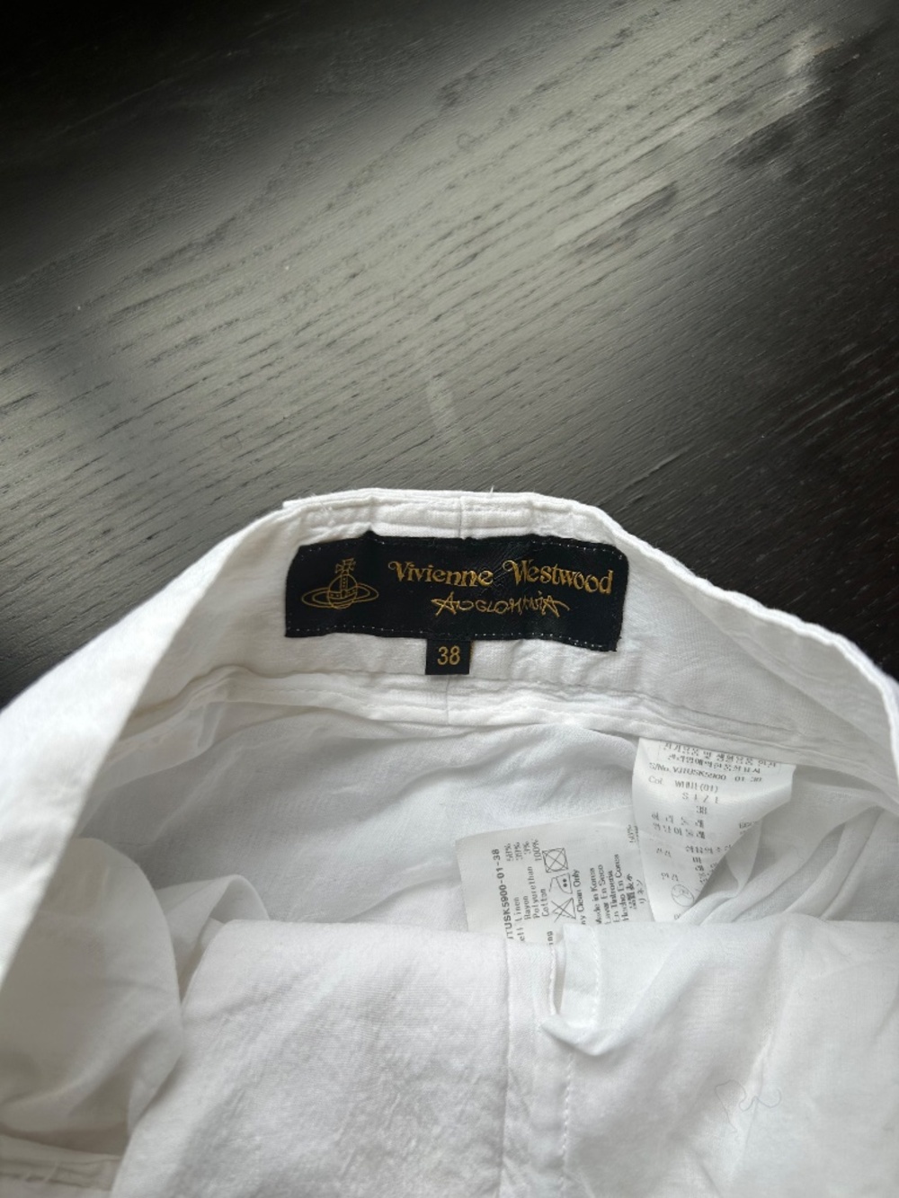 Vivienne Westwood Anglomania Linen-blend Summer Skirt - Picture 2 of 5